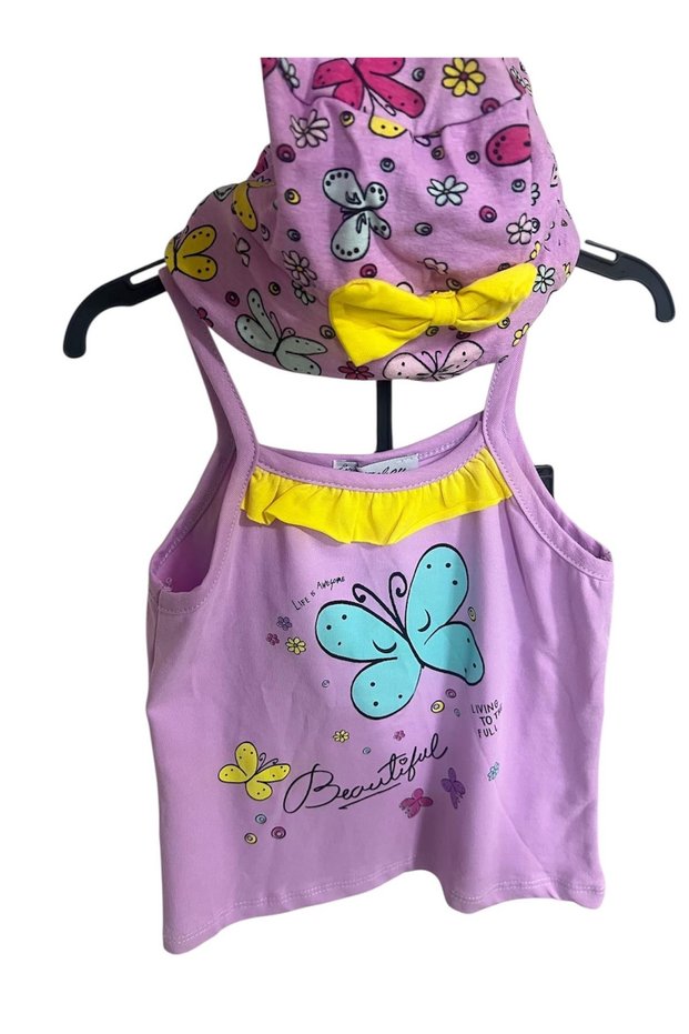 Lila Shorts Girls' Set