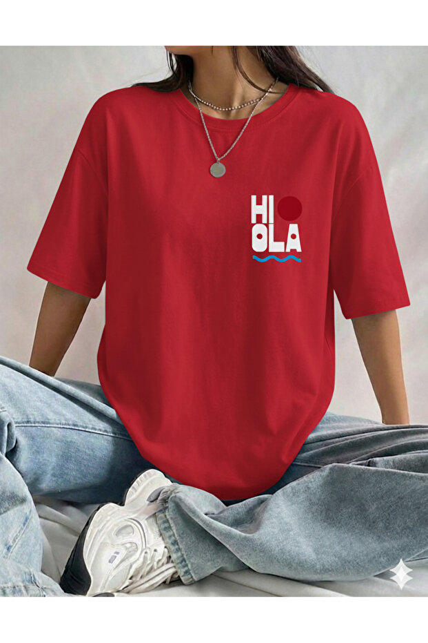 Hola Printed Women's T-Shirt