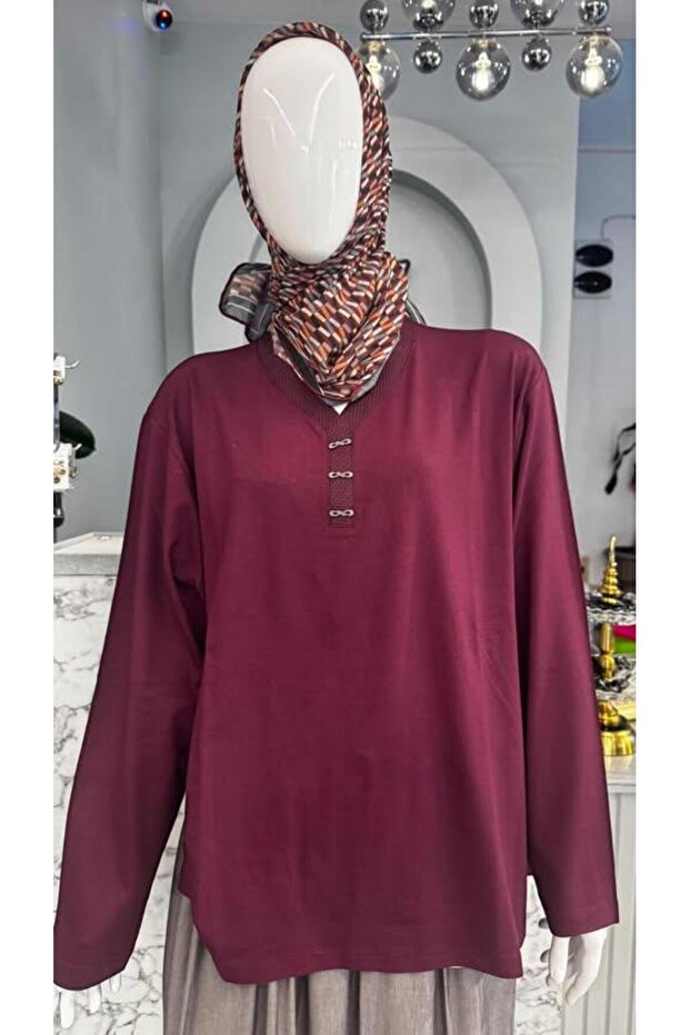 KD MERSERİZE ANNE BLUZU - 3