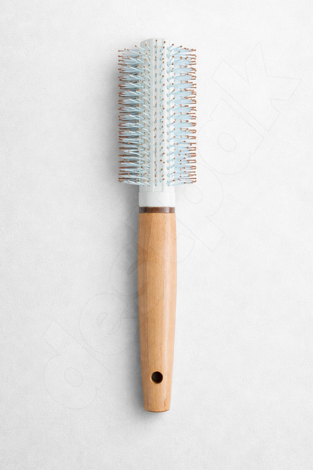 Bamboo Handle Hair Brush - Blow Dryer Comb - Extra Quality - Blow Dryer Brush - Barber Hairdresser Brush