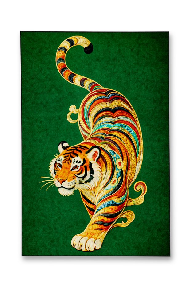 Mosso Tiger Pattern Woven Base Modern Decorative Carpet Mosso2062