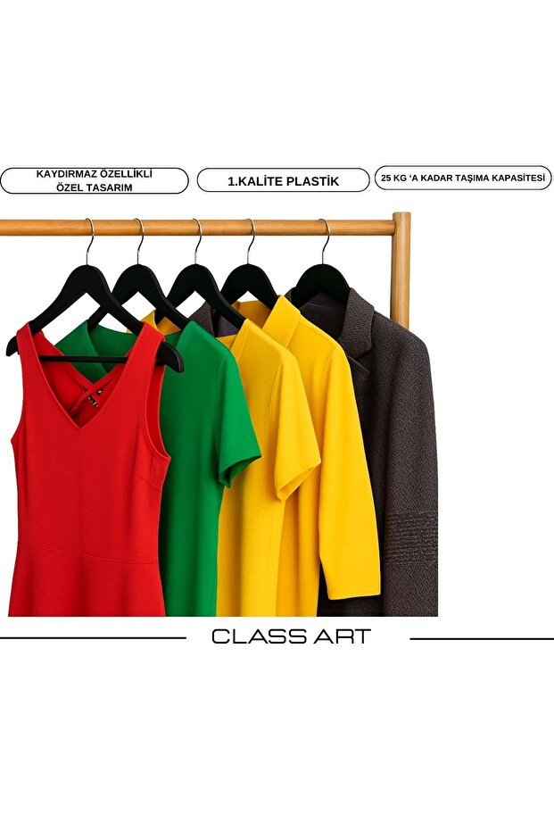 AHŞAP DESENLİ ASKILIK 30 LU - 3