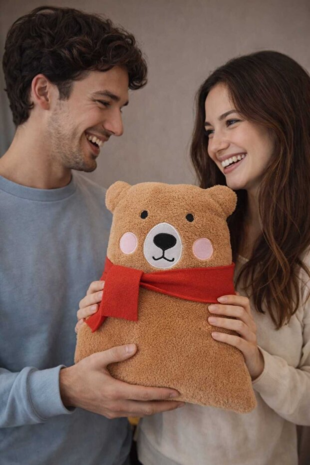 The Best Gift for Your Loved One 35 cm Cute Soft Teddy Bear Pillow
