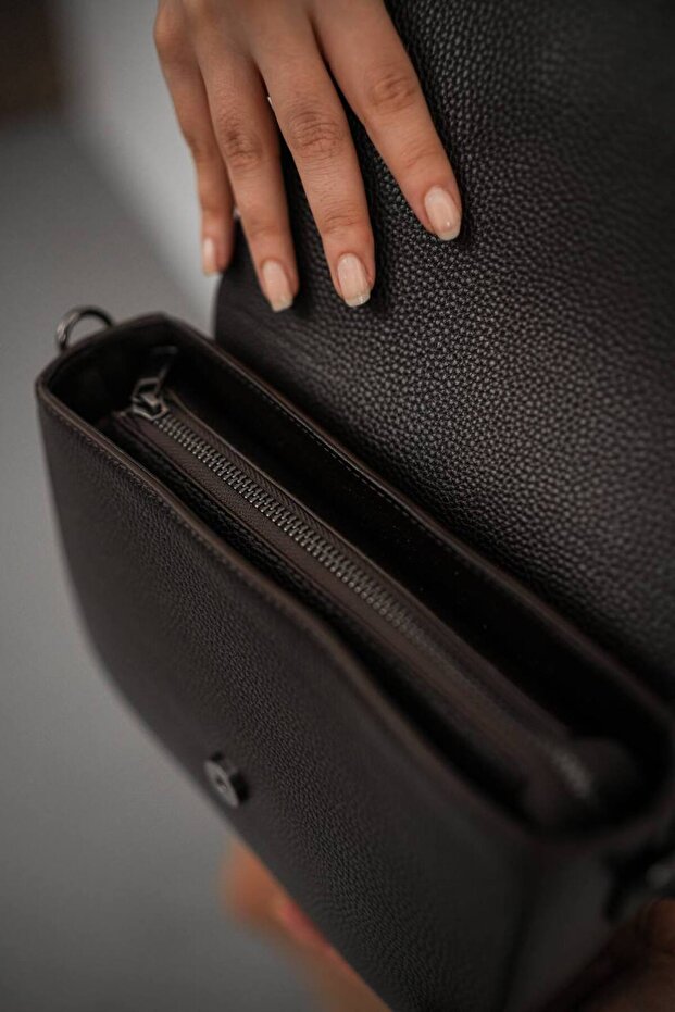 Hakiki Deri Çapraz Çanta Miley Model - 5