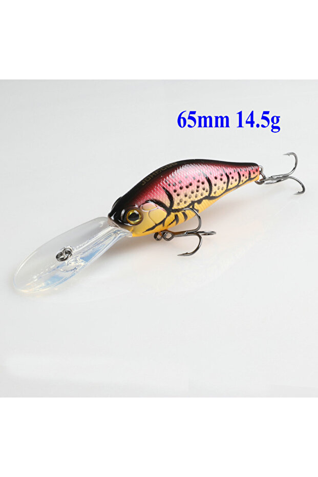 Big F Fishing lure Deep Dive Floating Crank lure for long casting for bass pike Predator lure