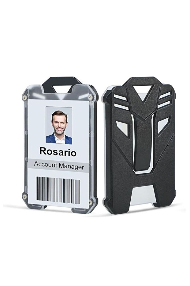 1 Retractable Badge Holder and Heavy Duty Badge Keychain with Belt Clip ID Card Holder Accessories.