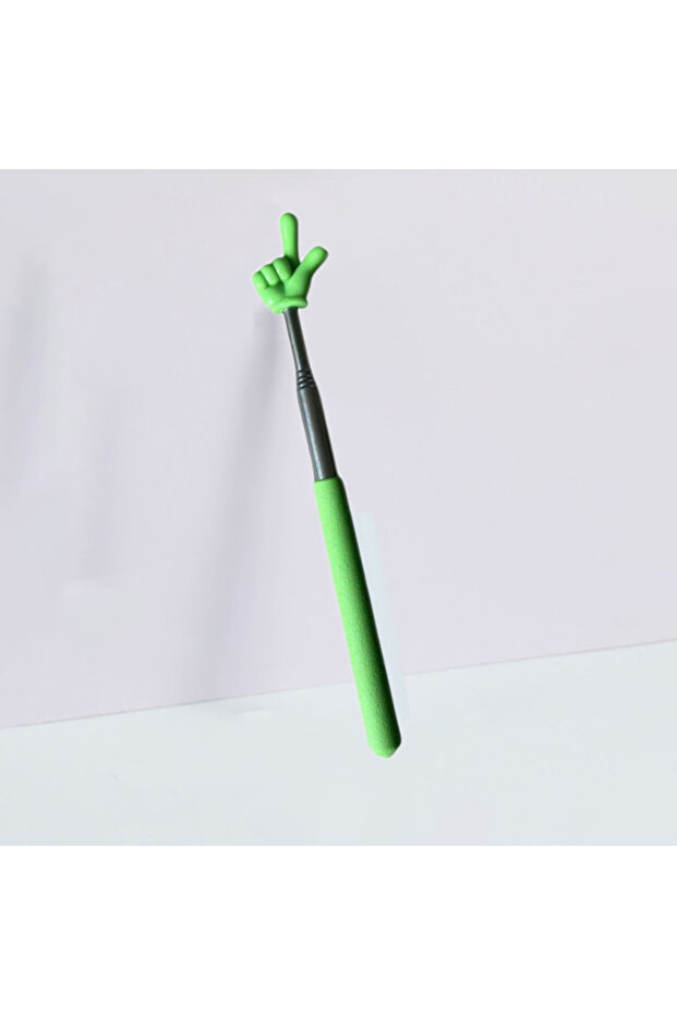 Blue Retractable Reading Pointer Stick for Kids - Extendable Metal Teaching Rod with Non-Slip Grip