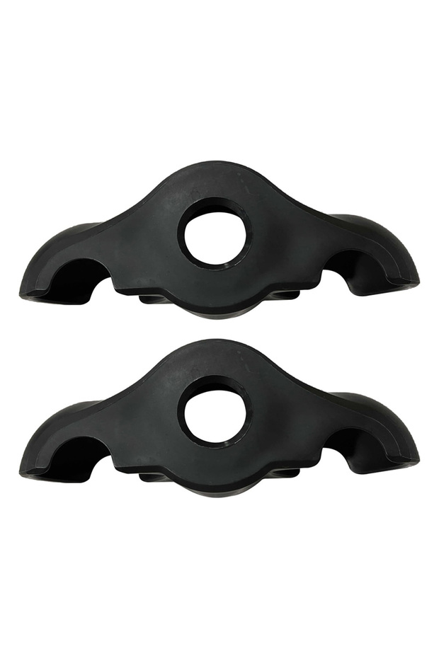 2Pcs Tennis Ball Foot Pads Indoor Cycling Snap Rocker Feet Adapters Rocker Plate Feet for Smart Bike