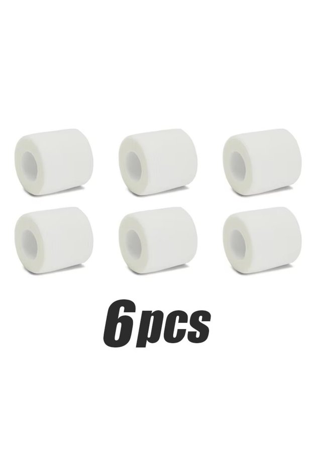 White 6Pcs-5cm 1/6/10/15pcs White 5cm Sports Self Adhesive Elastic Bandage Wrap Tape Elastoplast for