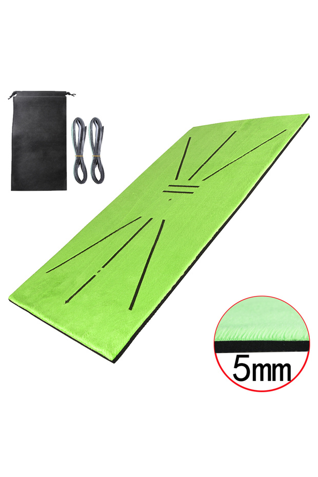Indoor Use Golf Training Mat Swing Track Practice Marking Pad Detection Batting Ball Trace Direction