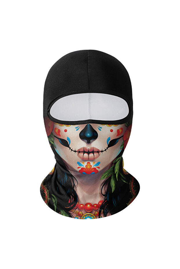 NK-14 Cycling Mask Skull Quick-drying Sunscreen Balaclava Men's Motorcycle Elastic Helmet Lined Ghos