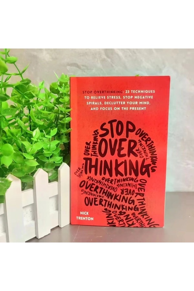 1pcs Stop Overthinking: 7 Techniques to Silence Your Thoughts, Anxiety Relief & Find Inner Peace - E