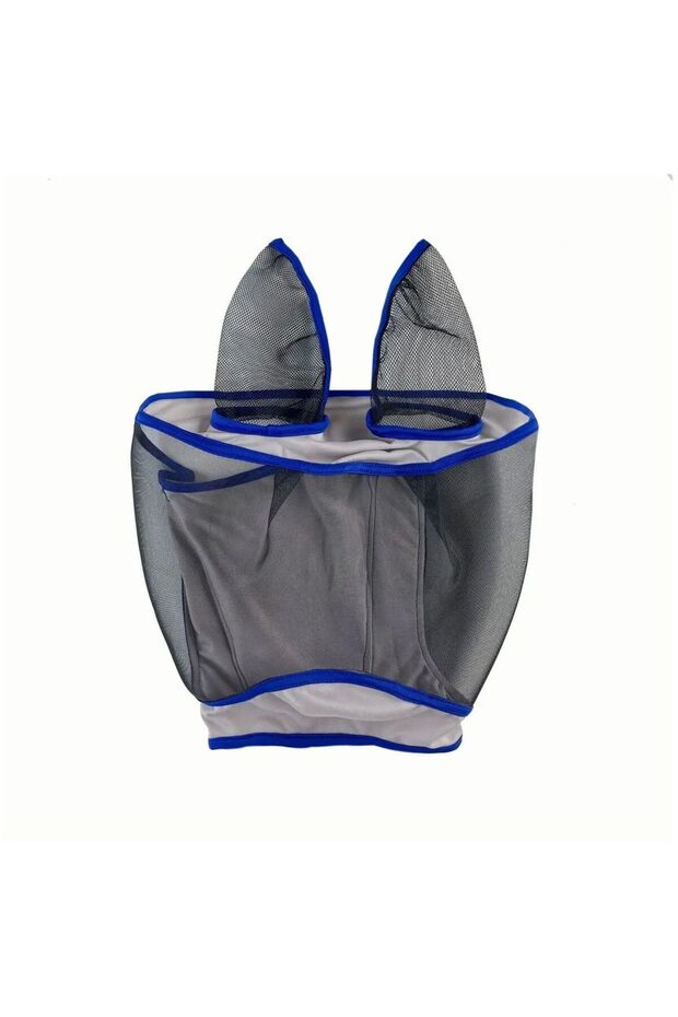 Grey New Horse Flying Mask Mosquito Fly Proof Horsehead Cover Sunshade Mesh Ventilation Adjustable E