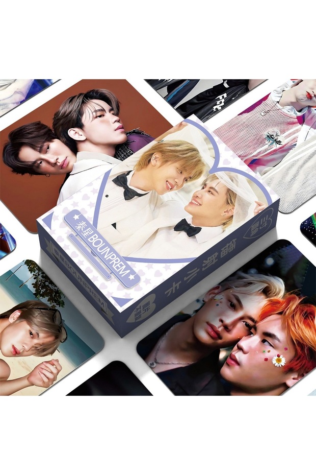 Random Cover 55 Sheets/Set Thailand Stars BounPrem Laser Lomo Card Boun Prem Figure Mini Postcard H