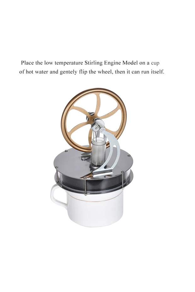 LL-001 Low Temperature Stirling Engine Motor Model Heat Steam Education DIY Kit Low Temperature Sti