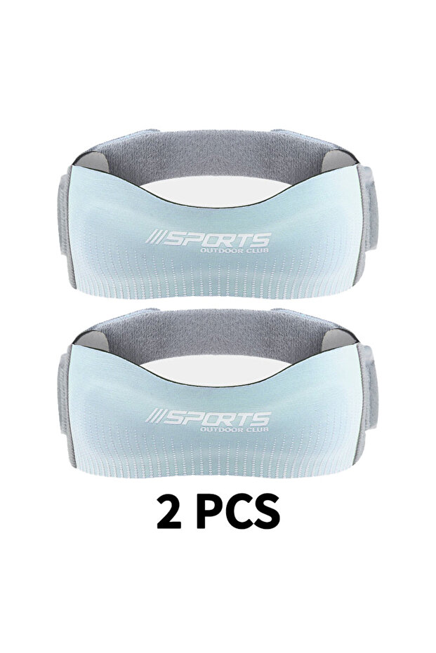 Blue 2 pcs knee pad Adjustable Knee Strap Patellar Tendon Pressurized Protector Support Slider Pad G