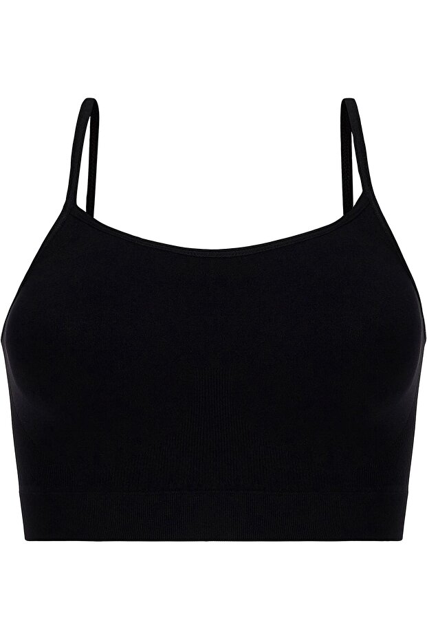 درزة مخفية خياطة مخفية حمالة صدر أساسية بحزام رفيع، حزمة مكونة من 3 قطع - 3