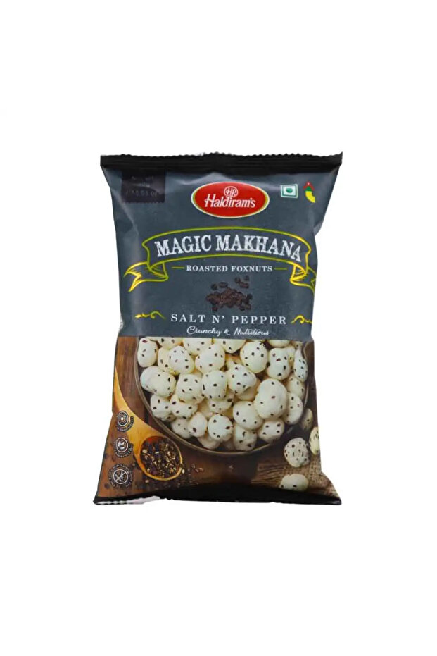 Haldiram Magic Makhana Roasted Foxnuts Salt and Pepper Taste- 30gms