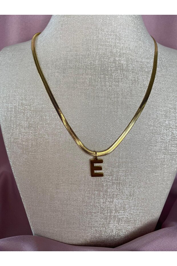 Harfli Çelik Kolye - 5