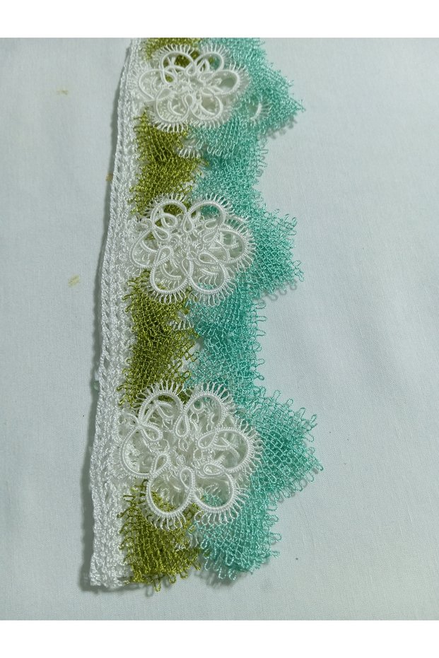 Needlepointed Towel Edge