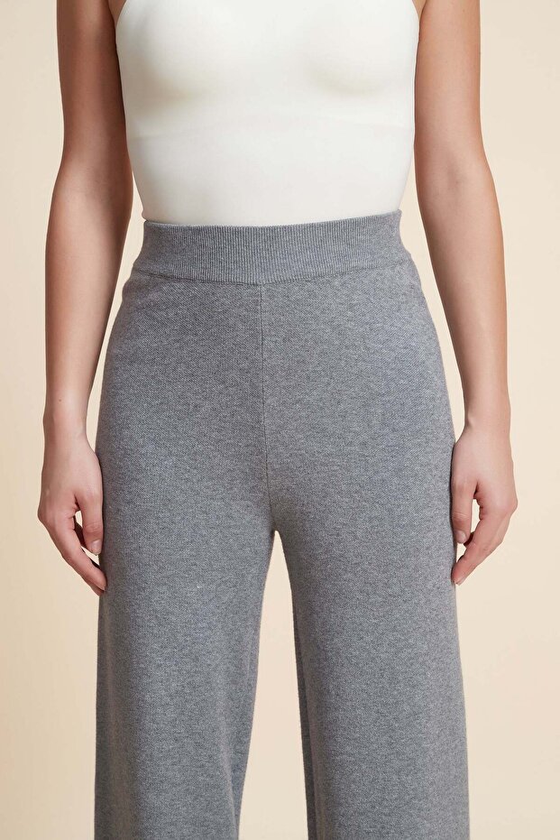 بنطال طويل بلون موحد - 3