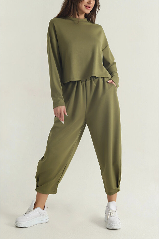Modal Textured Long-Sleeved Shalwar Suit