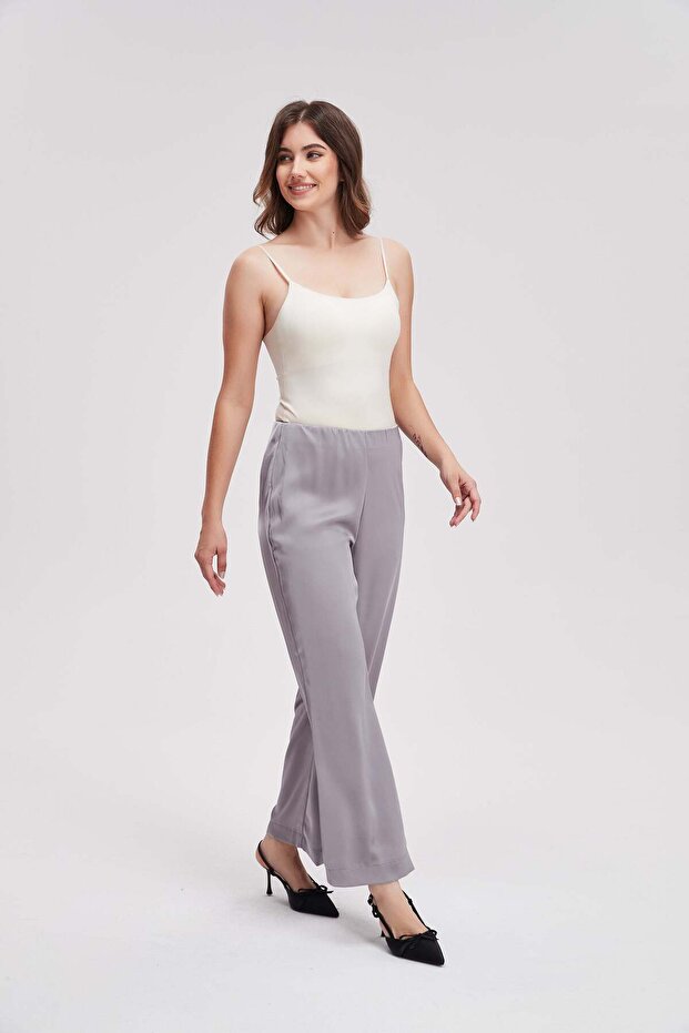 بنطال طويل كلاسيكي سادة - 1