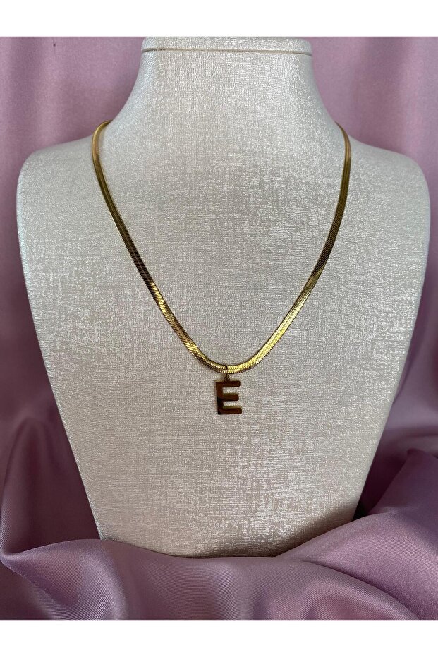 Harfli Çelik Kolye - 4