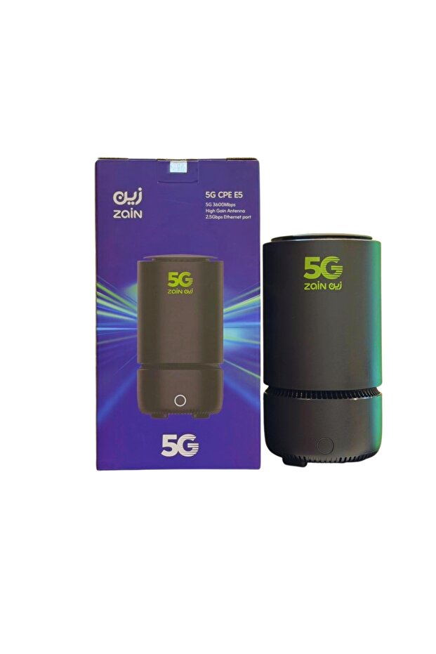 زين جرين باكيت 5G CPE E5 3600Mbps عالي الكسب 2.5Gbps منفذ ايثرنت -E5-250MK - يدعم شريحة زين