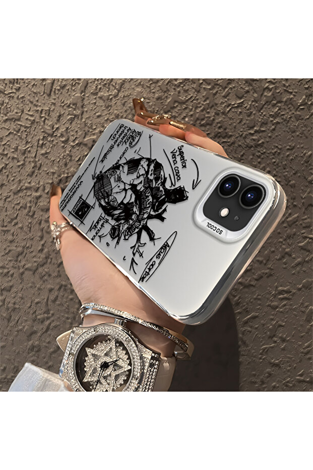 حافظة مضادة للسقوط من السيليكون المتوافقة مع هاتف iPhone 12، ذات نمط إبداعي - 3