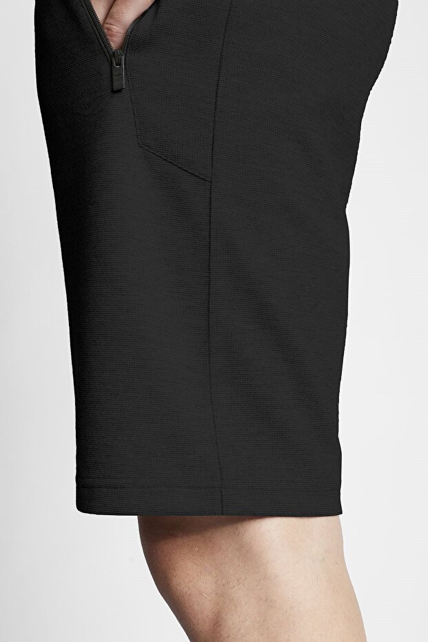 Siyah Erkek Şort 23s-1255-23b - 2