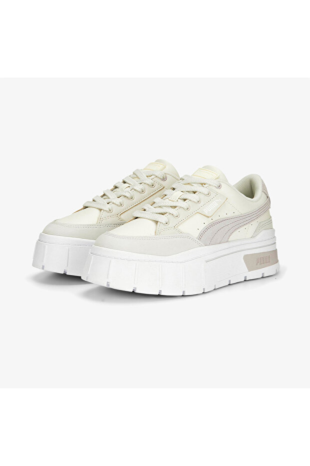 Mayze Stack Luxe Kadın Bej Sneaker - 3