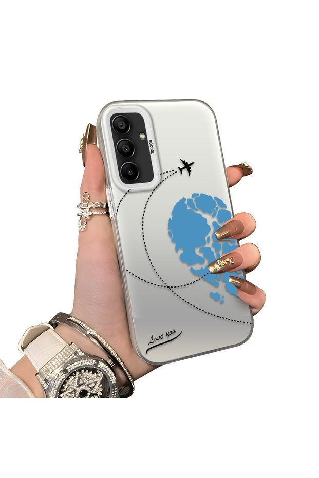 Samsung Galaxy A15 Compatible Silicone Edge Hard Back Anti-Fall Valentine's Patterned Case