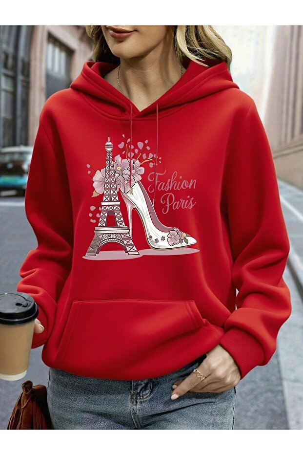 Unisex Oversized Hooded Sweatshirt – Printed Casual Comfortable Hoodie
