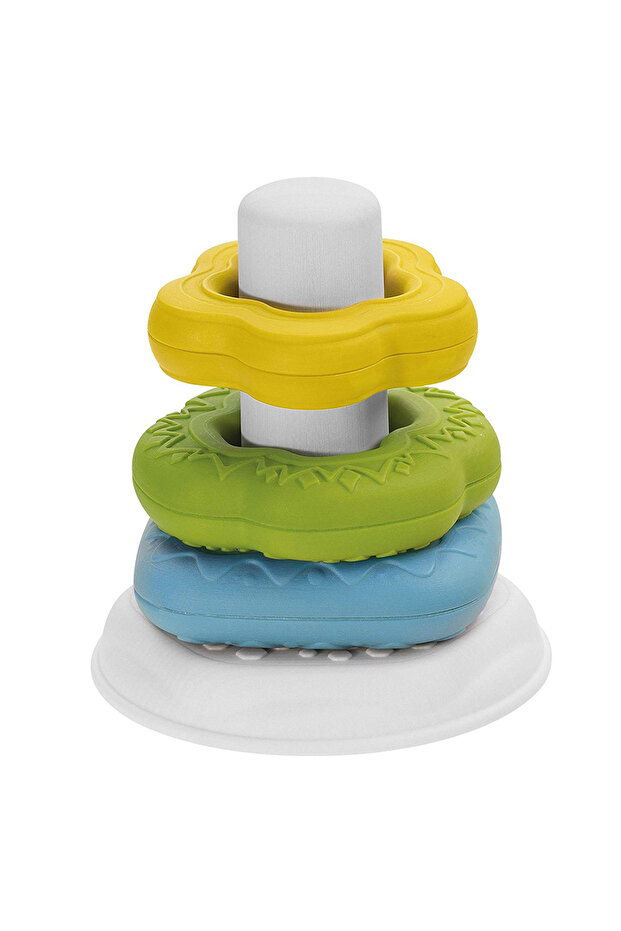 لعبة Smart2Play 2 في 1 لتكوين برج الحلقات، مناسبة للأطفال من عمر 6 إلى 36 شهرًا - 4