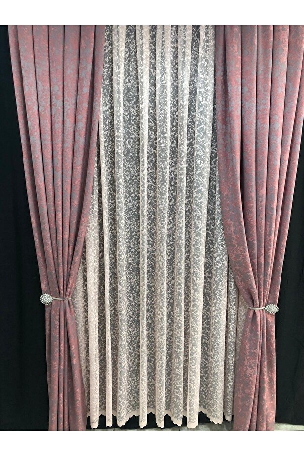 Sık Pile Zarif Örme Tül Perde - 3