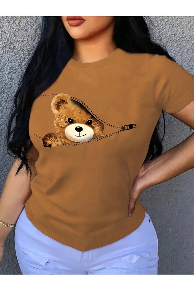Crew Neck Regular Fit Combed Cotton T-Shirt