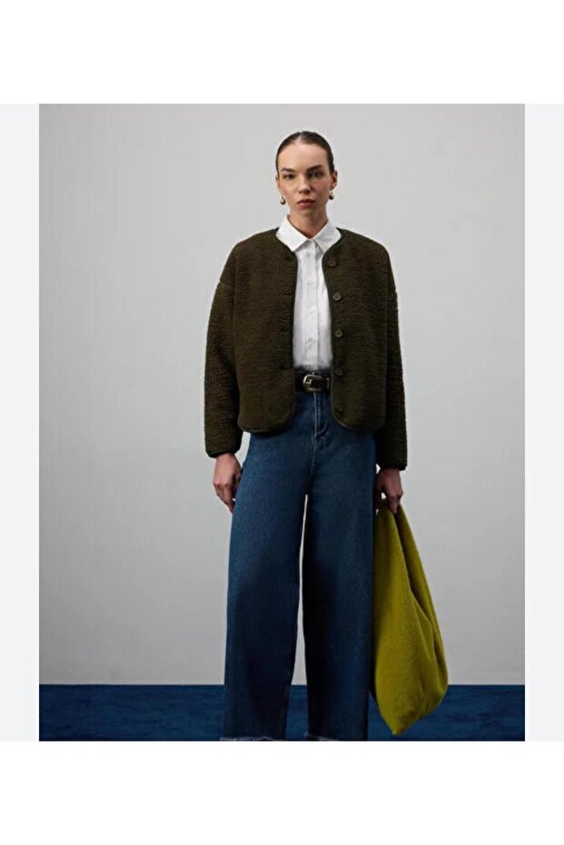 BİYELİ PELUŞ CEKET - 2