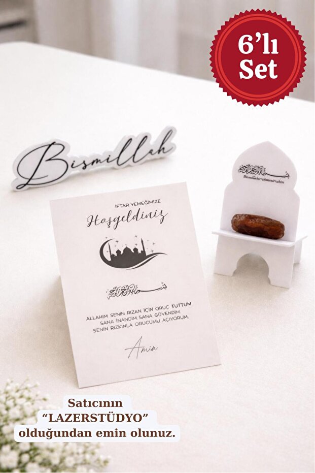 Razaman temalı sofra sunum seti - 2