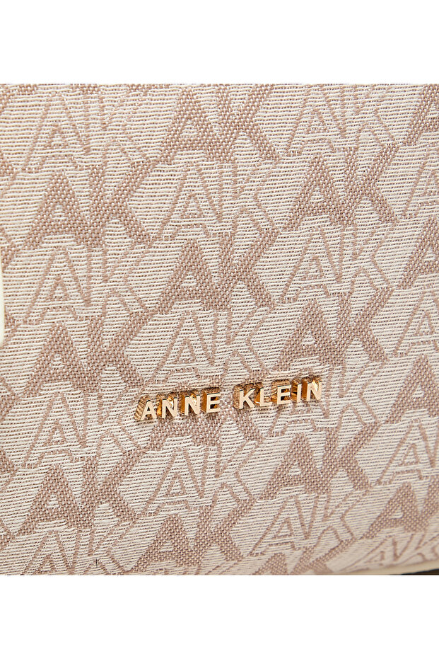 حقيبة تسوق من الجلد الصناعي بنقشة الأحرف الأولى - 5