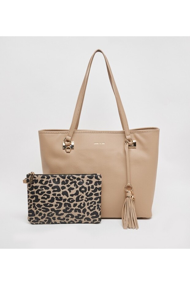 Textured Tote Bag Set