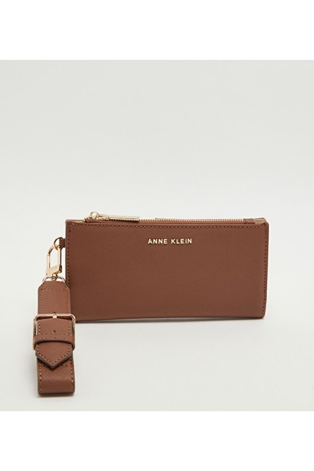 Textured Zippered Wallet