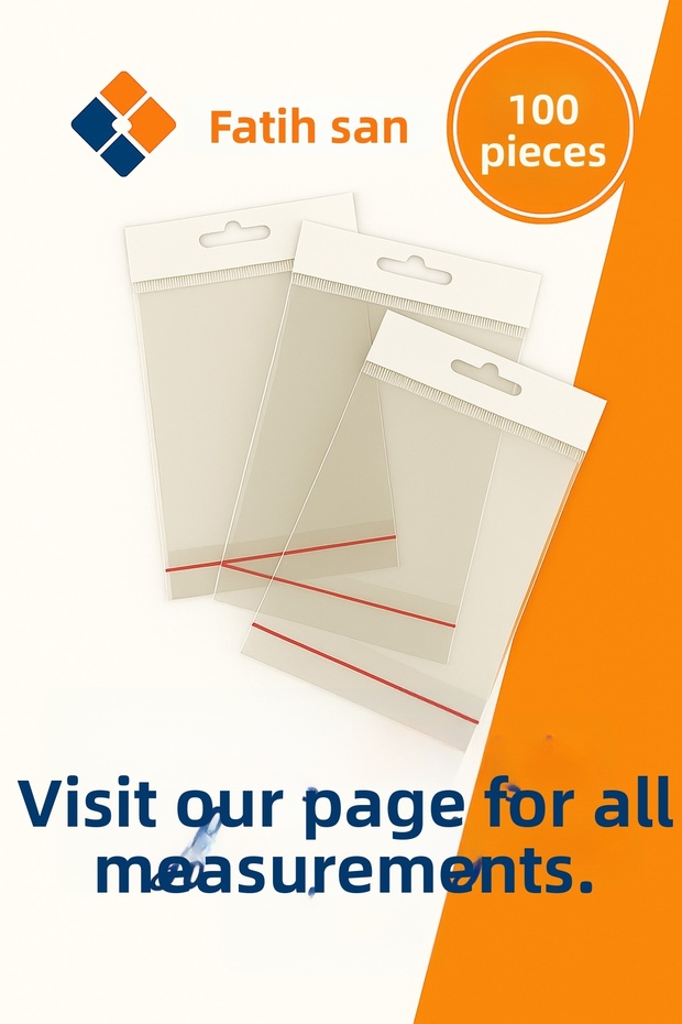 Transparent Adhesive Hanging Bag 10×15 – Opp Packaging Gelatin (100 Pieces)