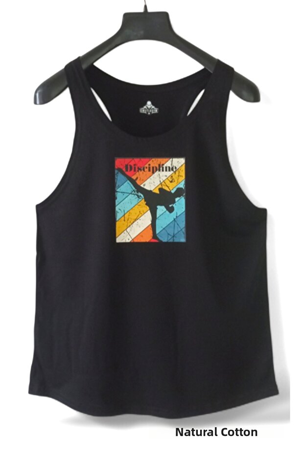 Men's Sports Tank Top Cotton Fabric Fitness & Gym Training