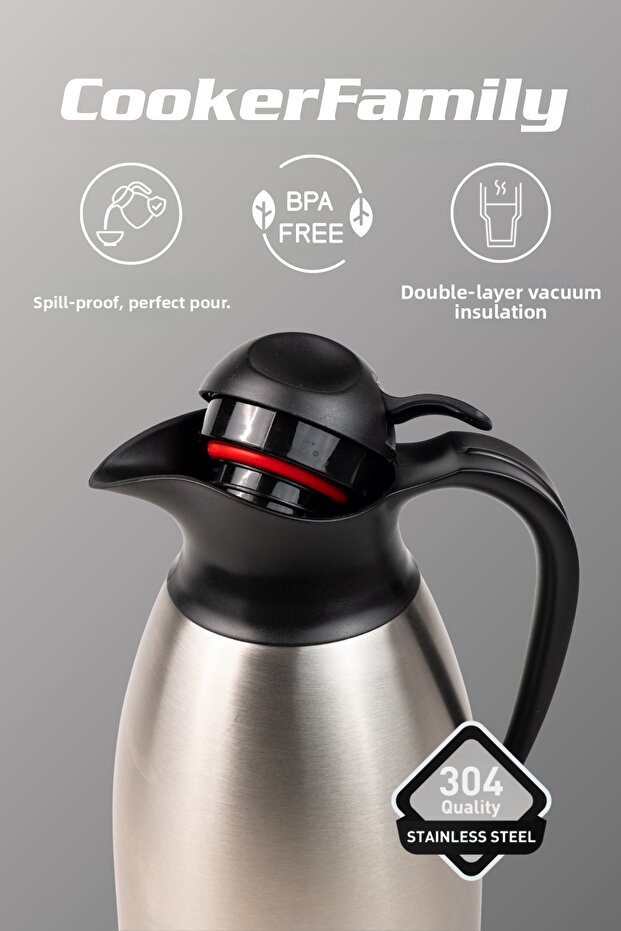 Double-deck Steel Thermos 2 Lt - 3