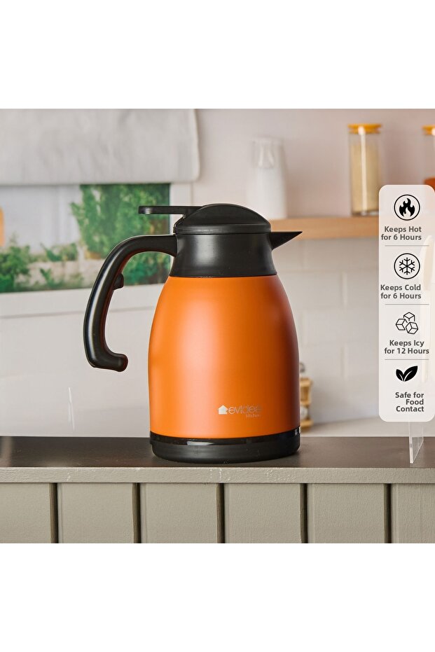 Kitchen Tea Thermos - Orange - 1.5 Lt - 1