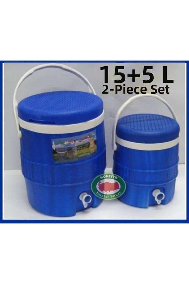 Large Size 2-Piece Thermos Set Water Dispensers with Tap 14Lt 6Lt