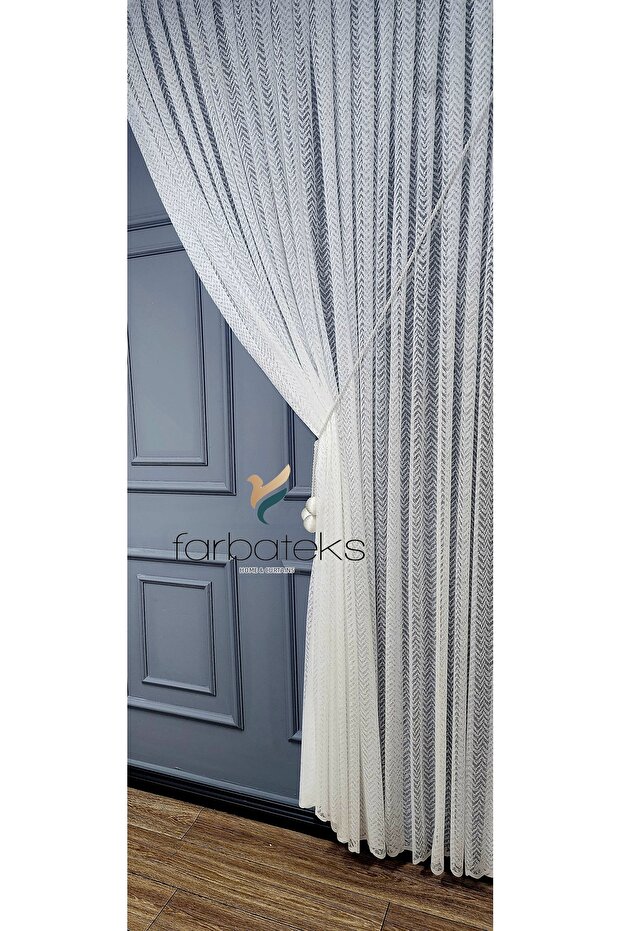 Topçuklu Right Wing Double-Breasted Fashion Embroidered Iron-Free Wrinkle-Free 3-Layer Pleated Tulle