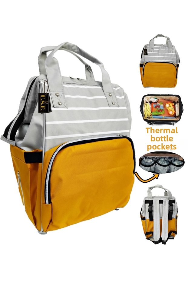 Hot and Cold Insulated Thermal Thermos Food Carrier Bag with Strap for Meals, Food, Nutrition, and Food Delivery