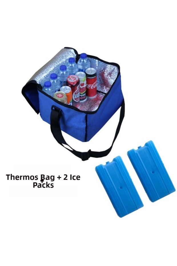 Thermos Bag Cold Warm Holder Thermal Insulated Bag Picnic Camping Beach Bag